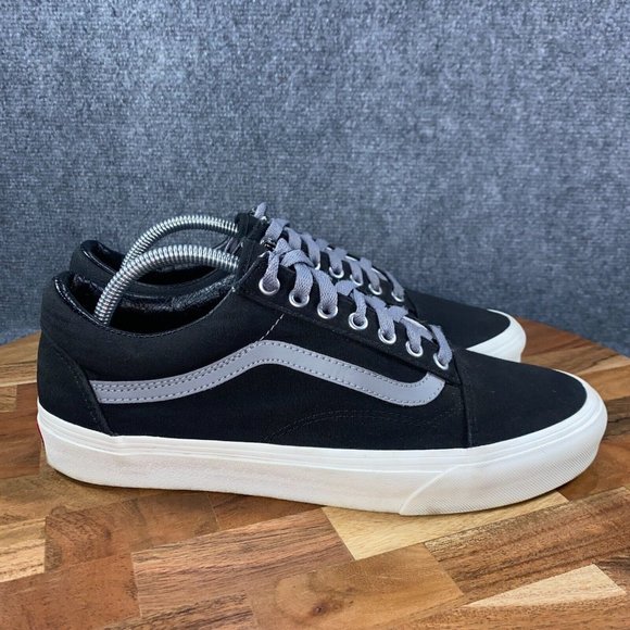 Vans Other - Vans Old Skool Shoes Mens 10.5 Black Gray Athletic Skateboarding Sneakers